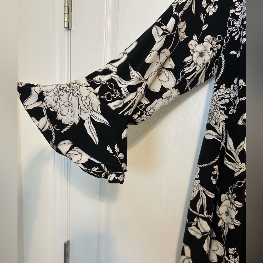 Charter Club Flounced Hem Ruffle Sleeve Stretchy Dress Size 2X - Picture 5 of 6
